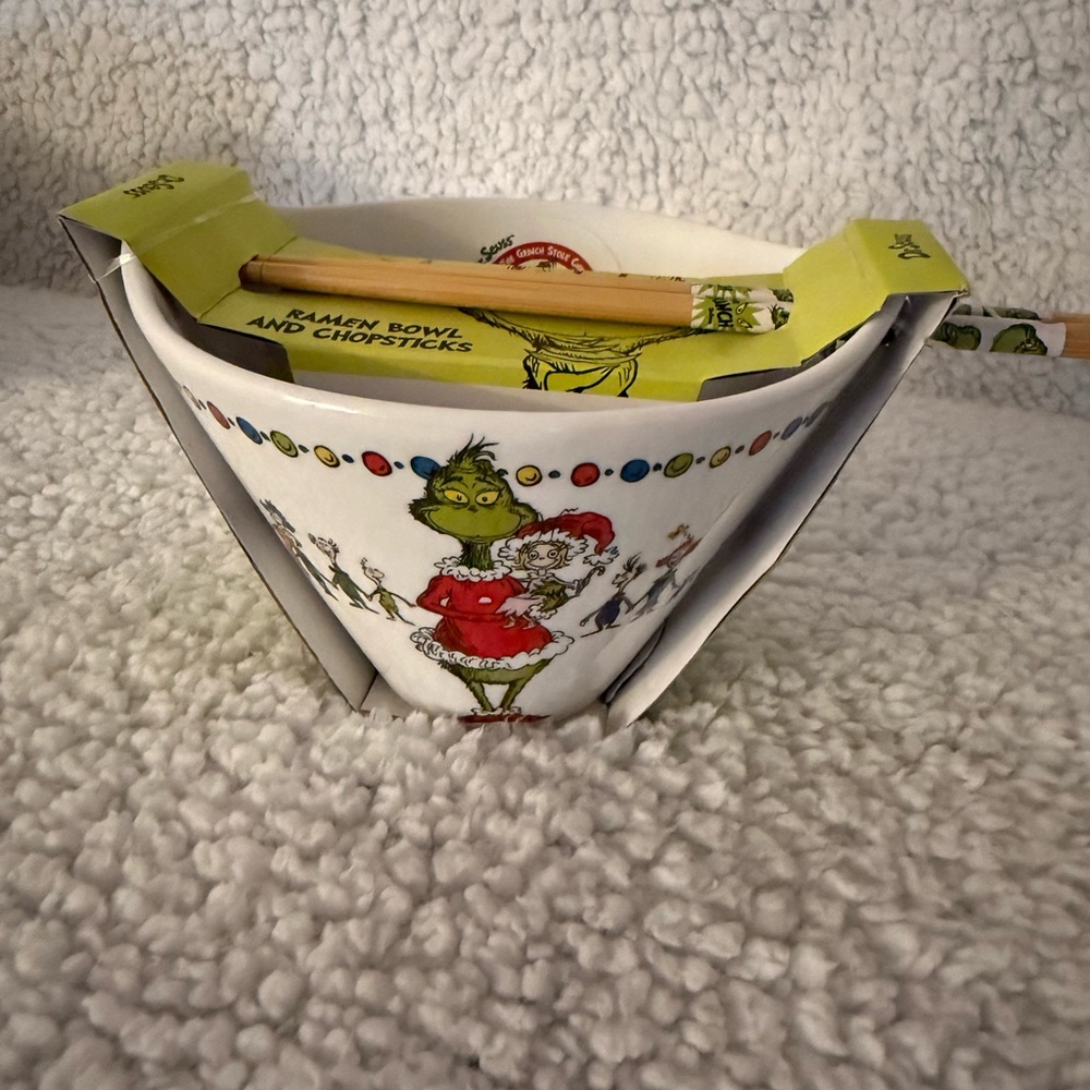 Grinch soup bowl